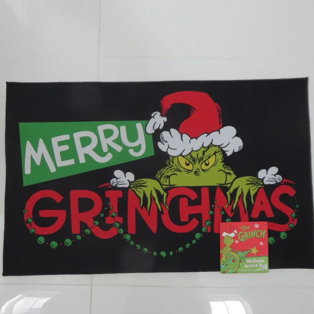 The Grinch (Merry Grinchmas) Washable Accent Rug 20